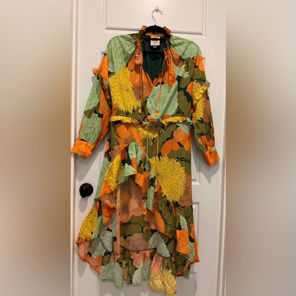 Farm Rio for Anthropologie high low dress